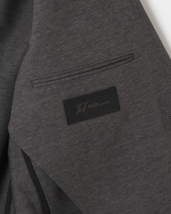 H.I.P by SOLIDOコットンポリエステル超度詰め天竺ジャケット【COTTON POLYESTER DOZUME TENJIKU JACKET】10l