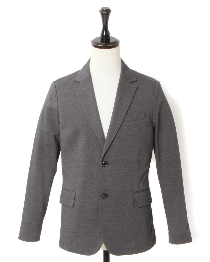 H.I.P by SOLIDOコットンポリエステル超度詰め天竺ジャケット【COTTON POLYESTER DOZUME TENJIKU JACKET】c1