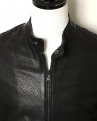 EMMETI(エンメティ)パンチングナッパレザー シングルライダース【JURI traforato】