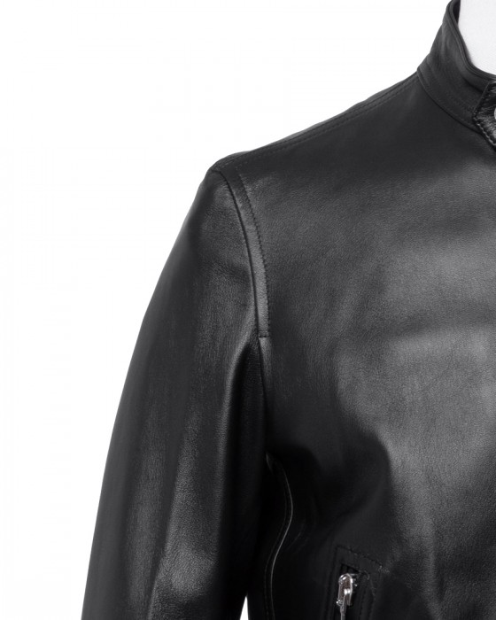 EMMETIナッパレザーシングルライダースジャケット【MASSIMO/NAPPA CERATA SP07】04l