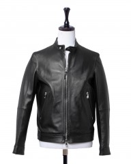 EMMETIナッパレザーシングルライダースジャケット【MASSIMO/NAPPA CERATA SP07】mb_c0