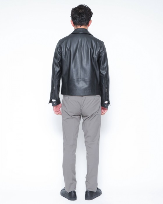 EMMETIカーフレザー ダブルライダースジャケット【GABRIELE 2/ガブリエッレ】03l