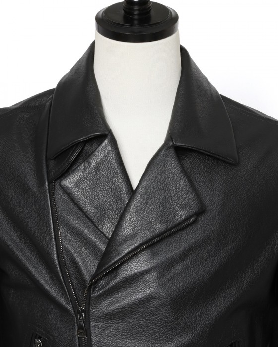 EMMETIカーフレザー ダブルライダースジャケット【GABRIELE 2/ガブリエッレ】05l
