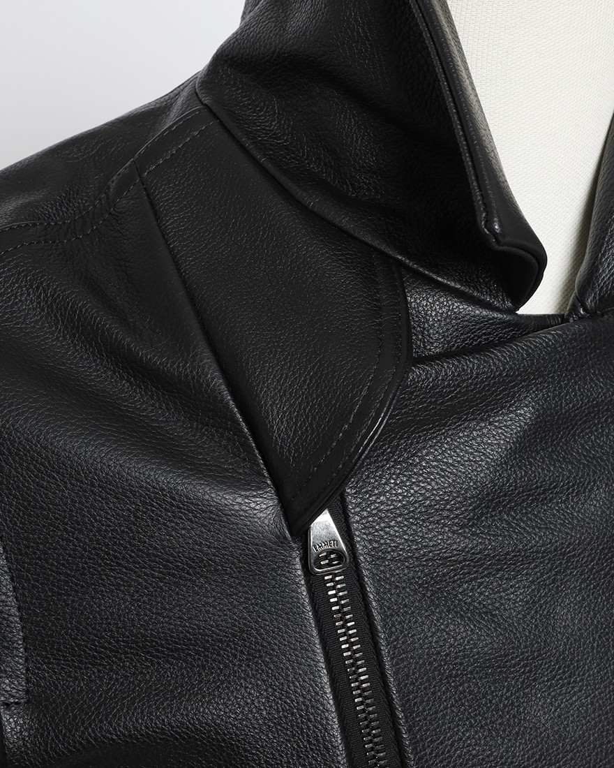 EMMETIカーフレザー ダブルライダースジャケット【GABRIELE 2/ガブリエッレ】07l