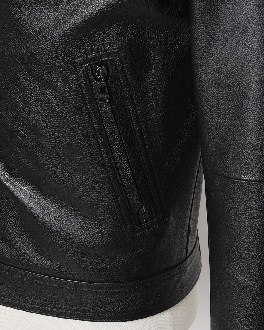 EMMETIカーフレザー ダブルライダースジャケット【GABRIELE 2/ガブリエッレ】09l