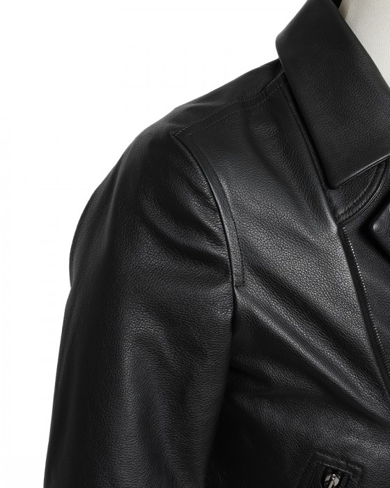 EMMETIカーフレザー ダブルライダースジャケット【GABRIELE 2/ガブリエッレ】10l