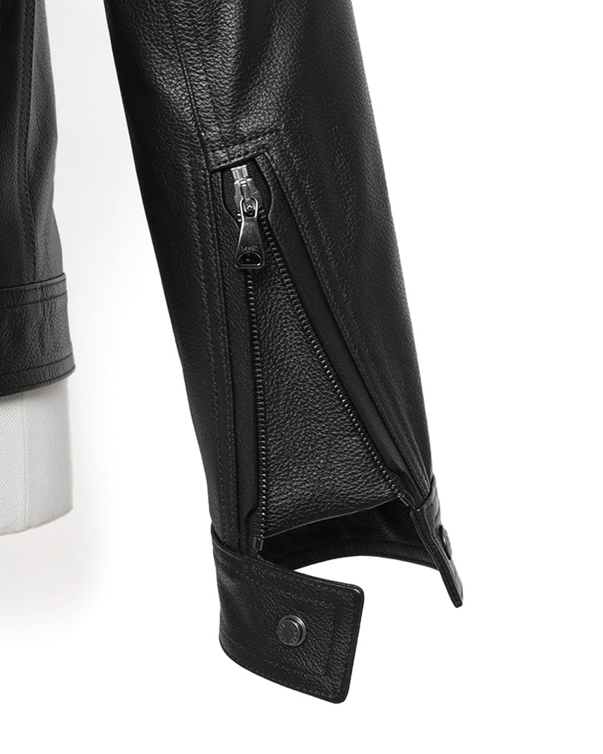 EMMETIカーフレザー ダブルライダースジャケット【GABRIELE 2/ガブリエッレ】13l