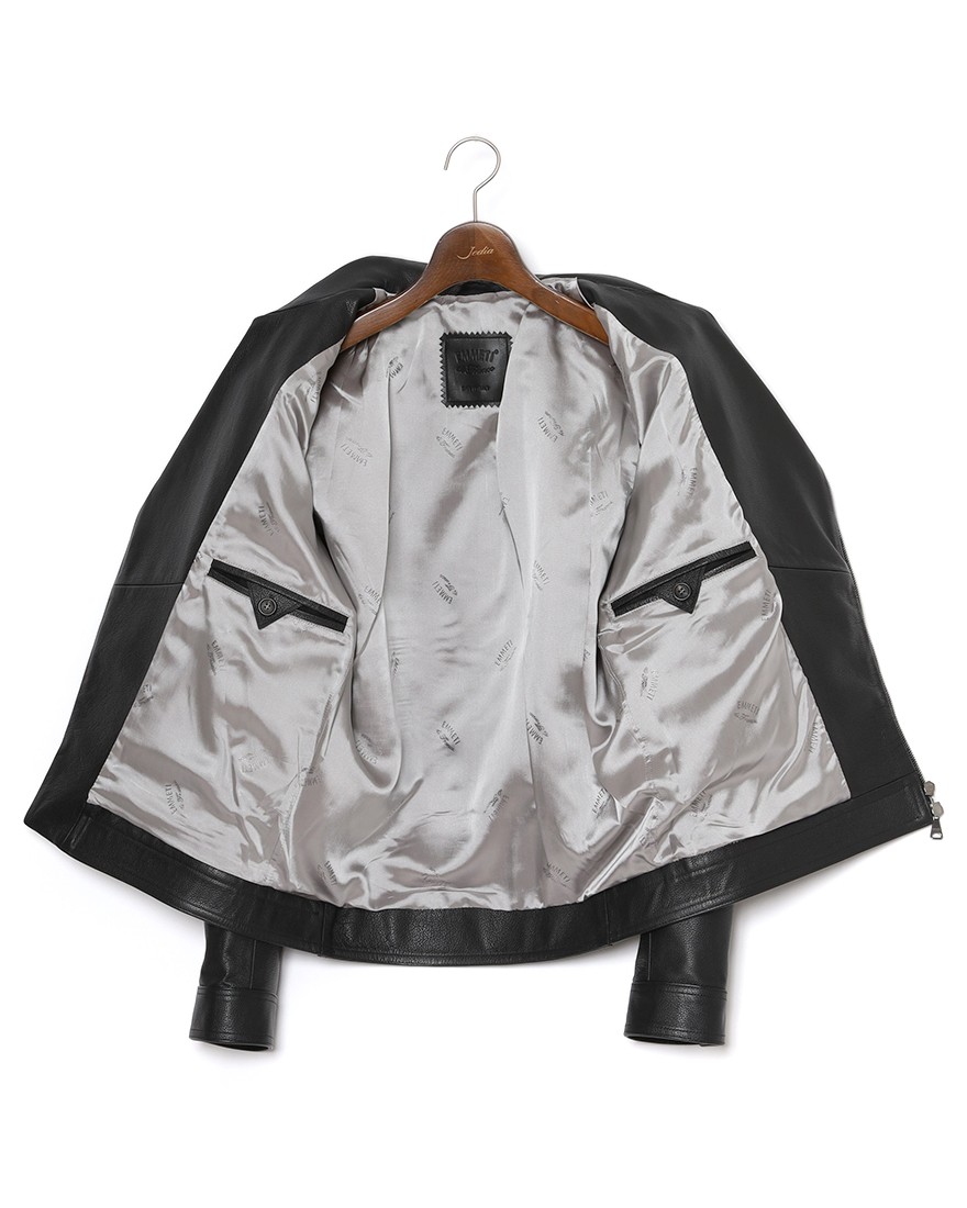 EMMETIカーフレザー ダブルライダースジャケット【GABRIELE 2/ガブリエッレ】14l