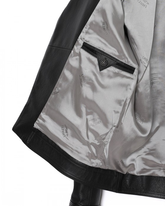 EMMETIカーフレザー ダブルライダースジャケット【GABRIELE 2/ガブリエッレ】16l