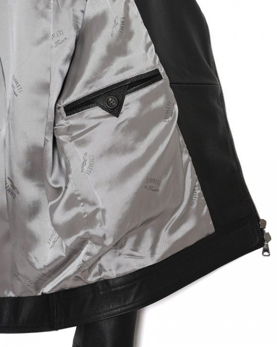 EMMETIカーフレザー ダブルライダースジャケット【GABRIELE 2/ガブリエッレ】17l