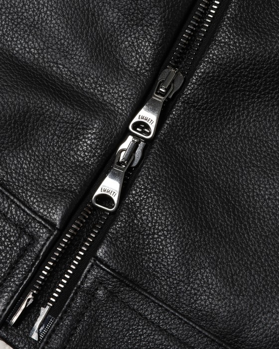 EMMETIカーフレザー ダブルライダースジャケット【GABRIELE 2/ガブリエッレ】20l