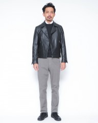 EMMETIカーフレザー ダブルライダースジャケット【GABRIELE 2/ガブリエッレ】mb_01l