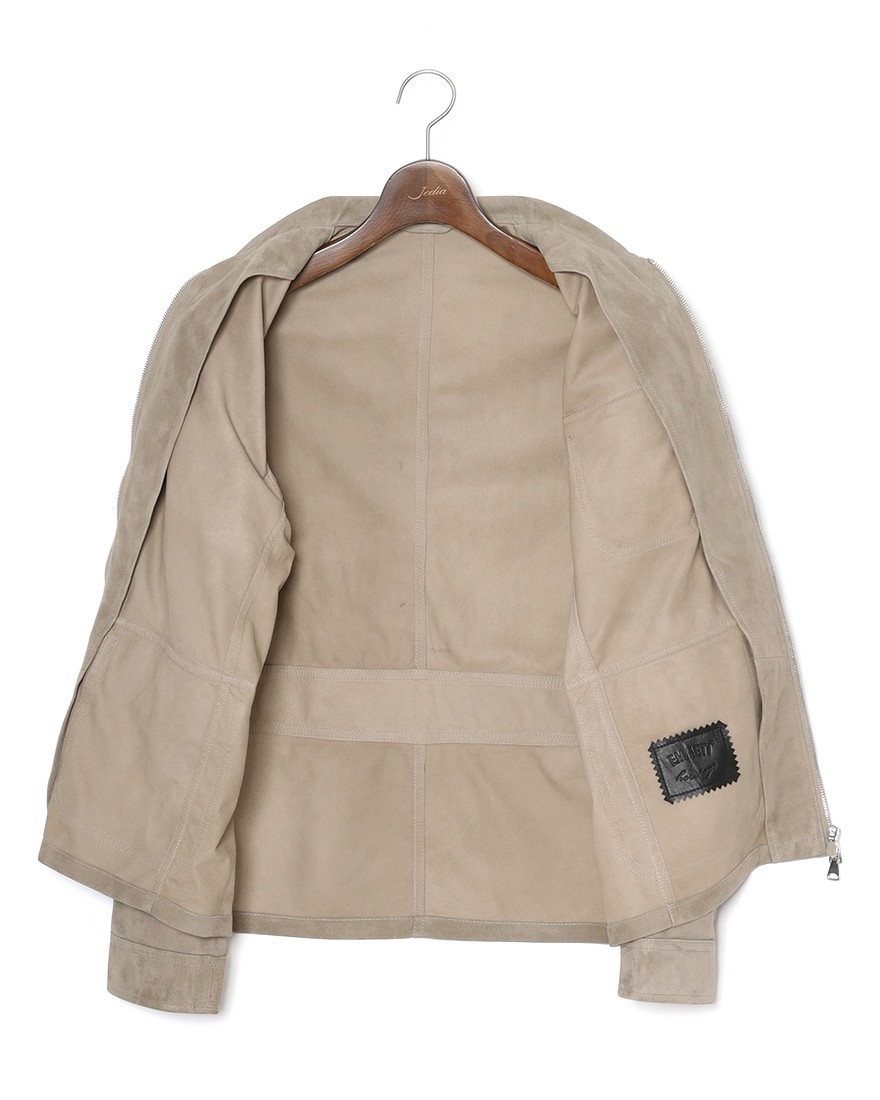 EMMETIラムスエード レザージャケット【ENNIO HERIT】12l