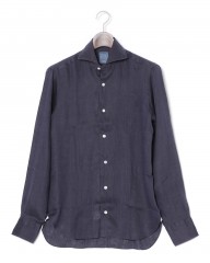 BARBAリネン ワイドカラーシャツ【New Bruno/ DANDYLIFE】mb_c1