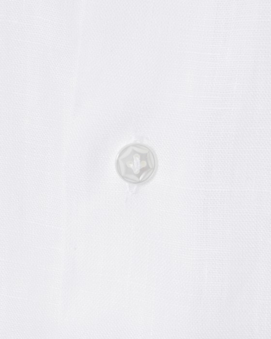 BARBAホワイト リネン ワイドカラーシャツ【New Bruno/ DANDYLIFE】05l