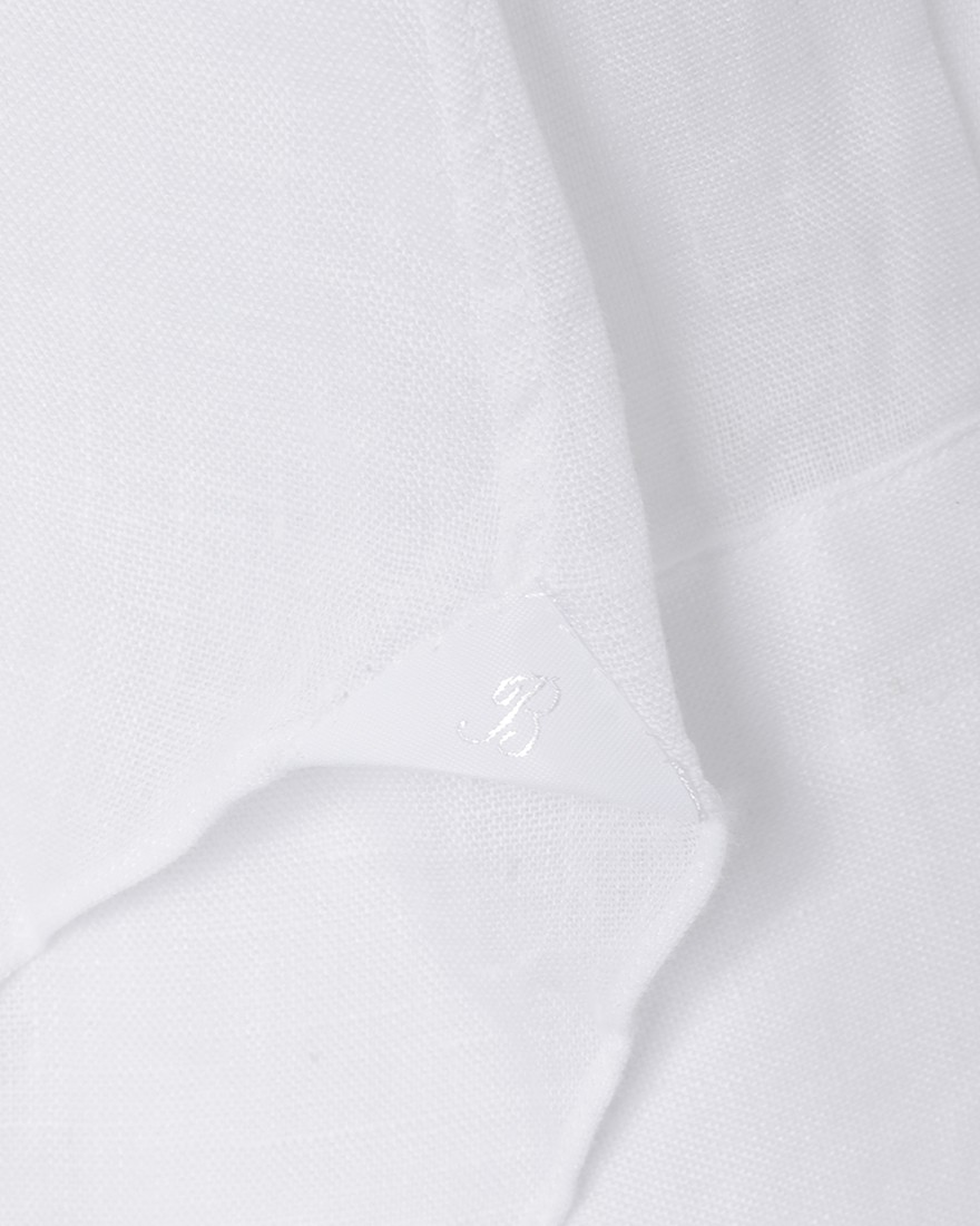 BARBAホワイト リネン ワイドカラーシャツ【New Bruno/ DANDYLIFE】06l
