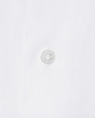 BARBAホワイト リネン ワイドカラーシャツ【New Bruno/ DANDYLIFE】mb_05l