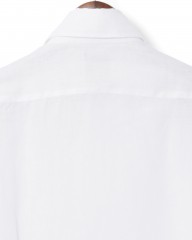 BARBAホワイト リネン ワイドカラーシャツ【New Bruno/ DANDYLIFE】mb_07l
