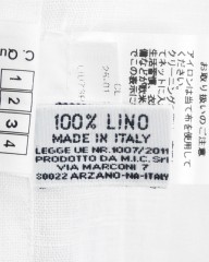 BARBAホワイト リネン ワイドカラーシャツ【New Bruno/ DANDYLIFE】mb_15l