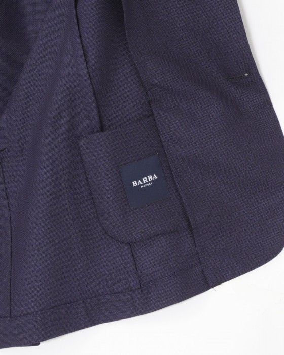 BARBAウール 2Bシングル シャツジャケット【EASY J1】12l