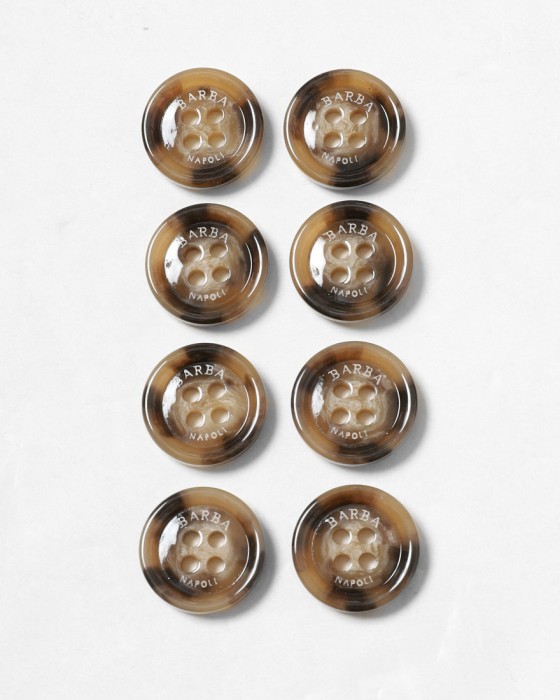 BARBAウールブラウンチェック シングルジャケット【BACTIVE/ビーアクティブ】 22l