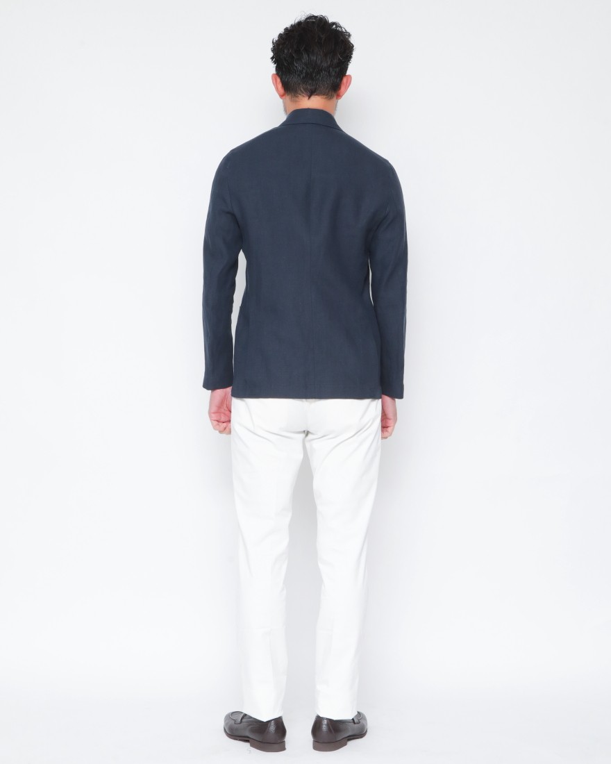 BARBAリネン 4B ダブル ジャケット【EASY DOUBLE】03l