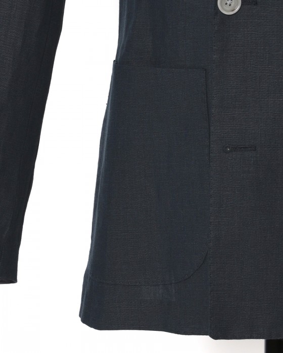 BARBAリネン 4Bダブルブレスト シャツジャケット【EASY DOUBLE】07l