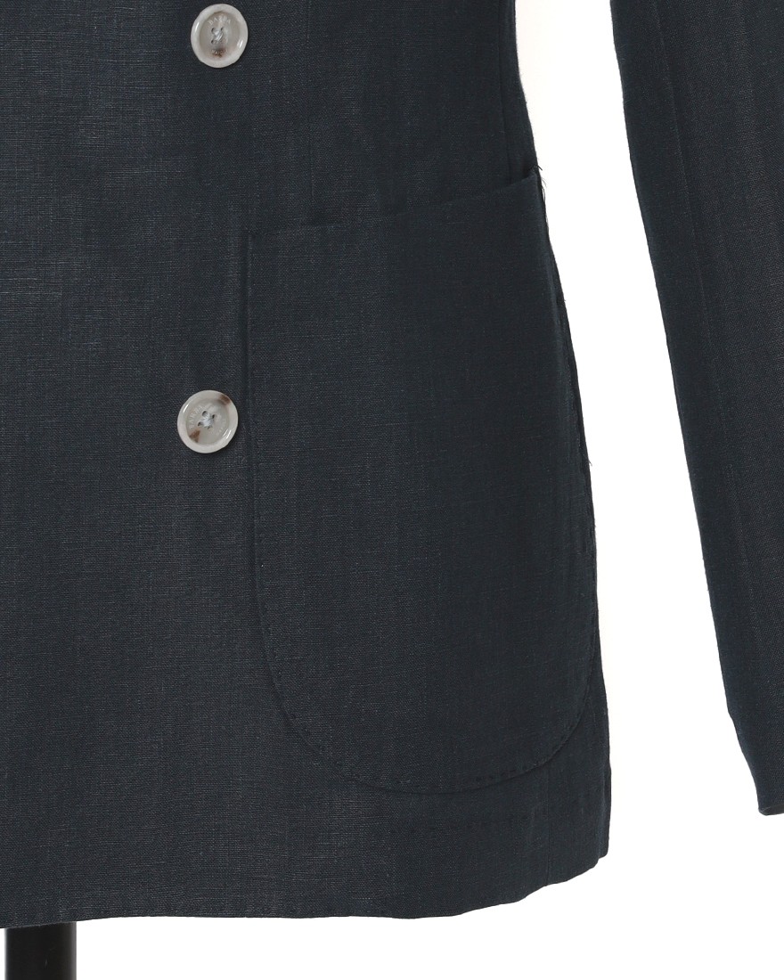 BARBAリネン 4Bダブルブレスト シャツジャケット【EASY DOUBLE】08l