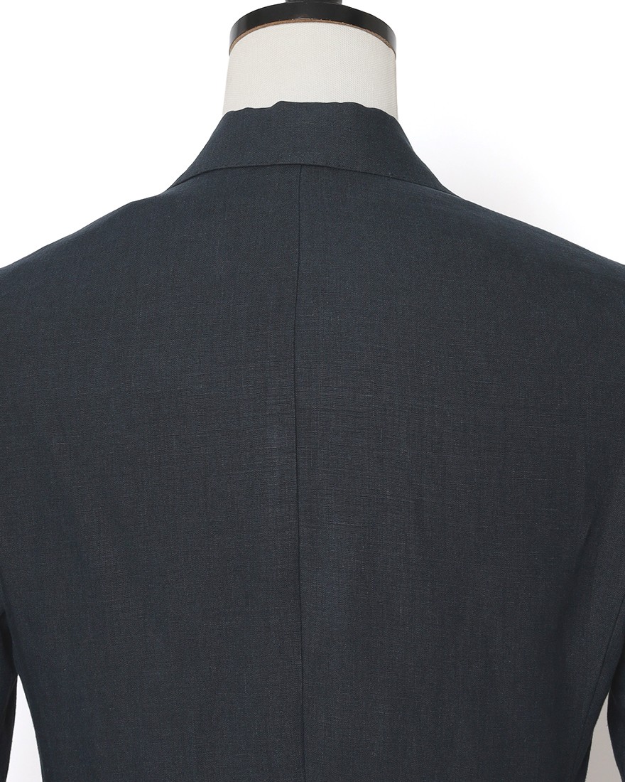 BARBAリネン 4Bダブルブレスト シャツジャケット【EASY DOUBLE】10l