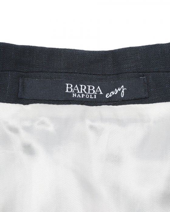 BARBAリネン 4Bダブルブレスト シャツジャケット【EASY DOUBLE】16l