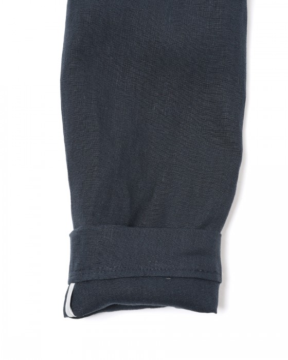 BARBAリネン 4Bダブルブレスト シャツジャケット【EASY DOUBLE】19l