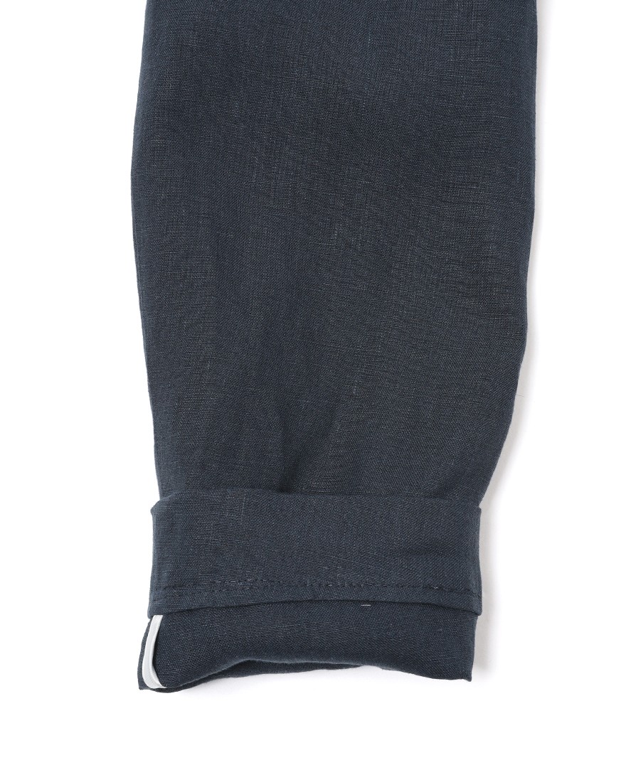 BARBAリネン 4Bダブルブレスト シャツジャケット【EASY DOUBLE】19l