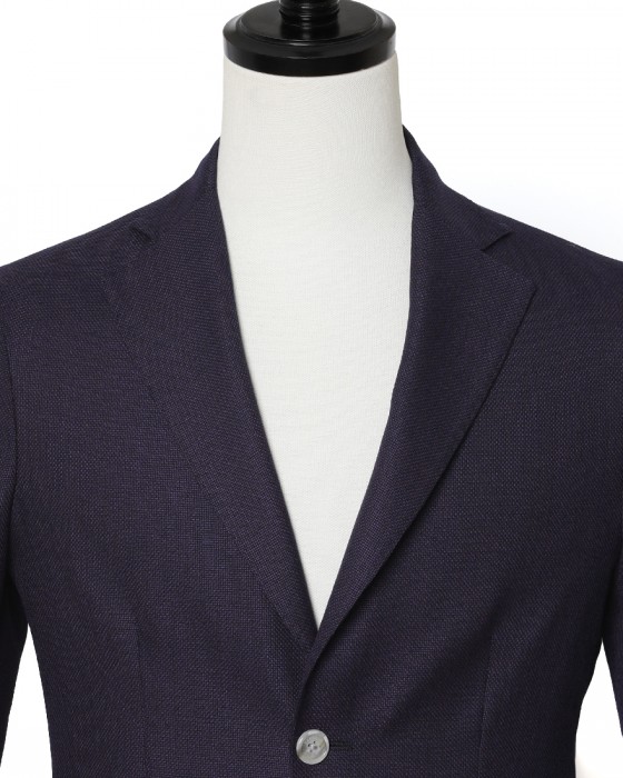 BARBAウール 2Bシングル シャツジャケット【EASY J1】06l