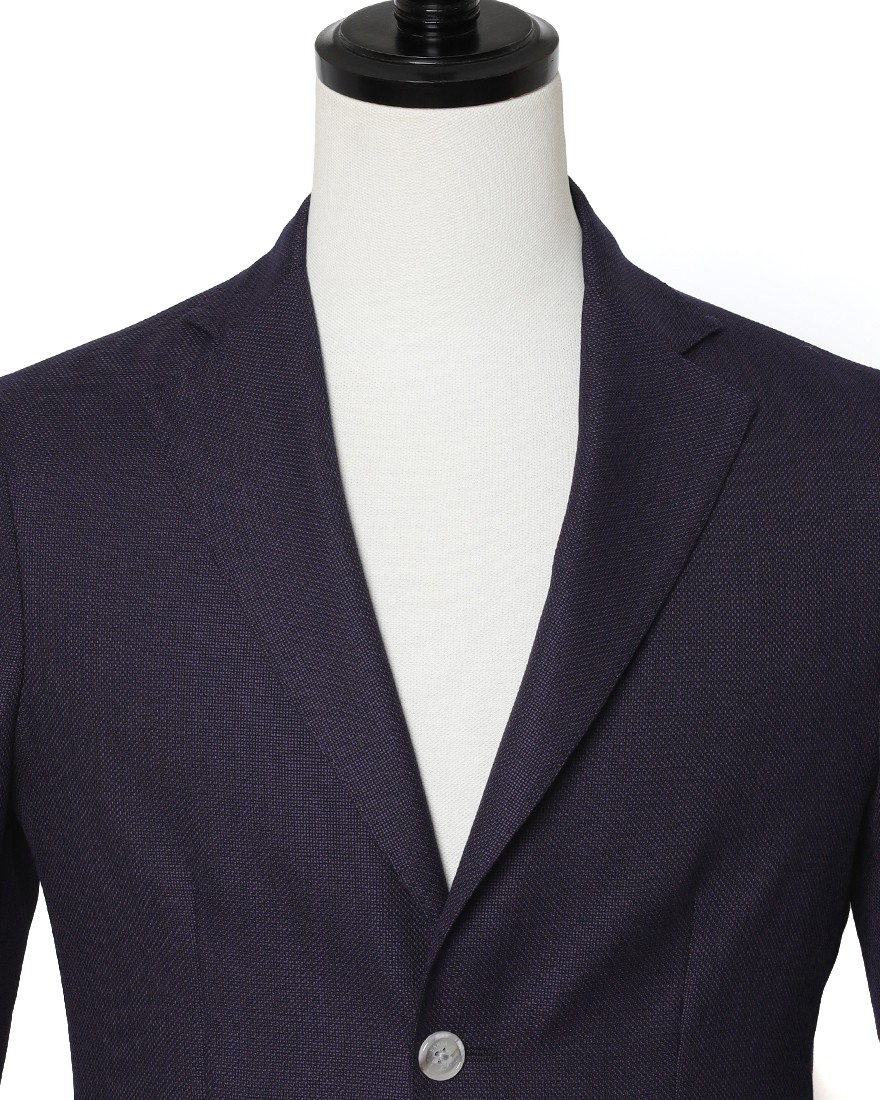 BARBAウール 2Bシングル シャツジャケット【EASY J1】06l