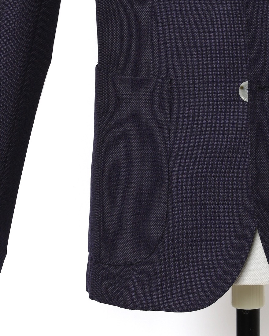 BARBAウール 2Bシングル シャツジャケット【EASY J1】08l