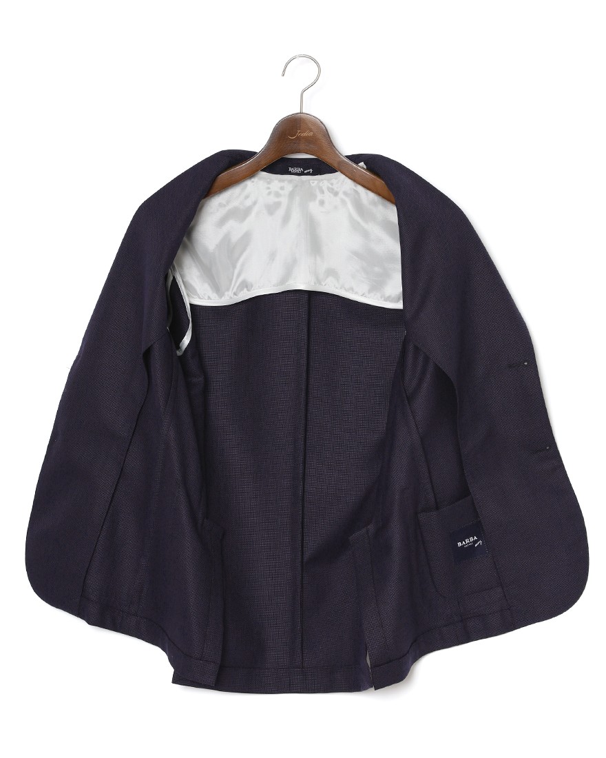 BARBAウール 2Bシングル シャツジャケット【EASY J1】14l