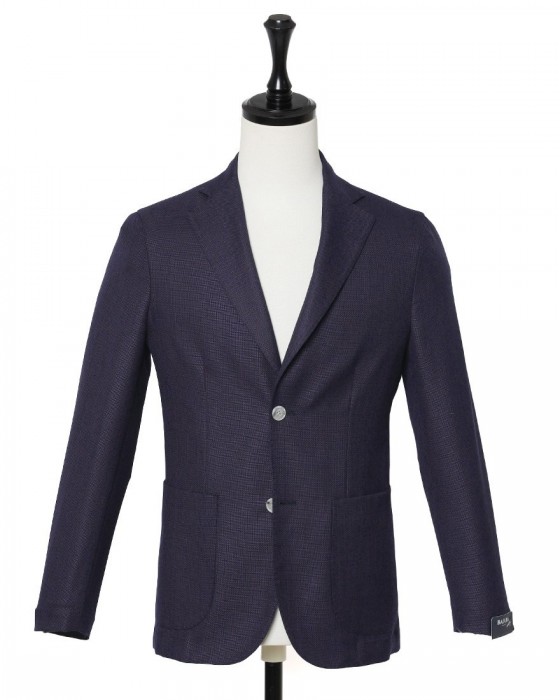 BARBAウール 2Bシングル シャツジャケット【EASY J1】ma