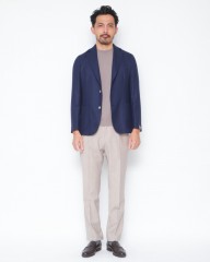 BARBAウール 2Bシングル シャツジャケット【EASY J1】mb_01l