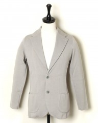 LARDINI(ラルディーニ)サマーコットンミラノリブニット シングルジャケット