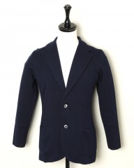 LARDINI(ラルディーニ)サマーコットンミラノリブニット シングルジャケット