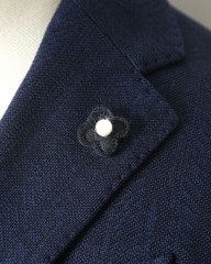 LARDINI(ラルディーニ)エクスクルーシブ ジャージージャガードシングル3Bジャケット