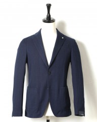 LARDINI(ラルディーニ)エクスクルーシブ ジャージージャガードシングル3Bジャケット