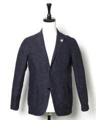 LARDINI(ラルディーニ)リネン シングルシャツジャケット