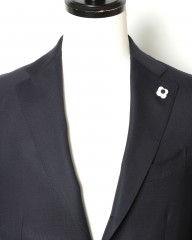 LARDINI(ラルディーニ)ホップサックストレッチウール シングルジャケット