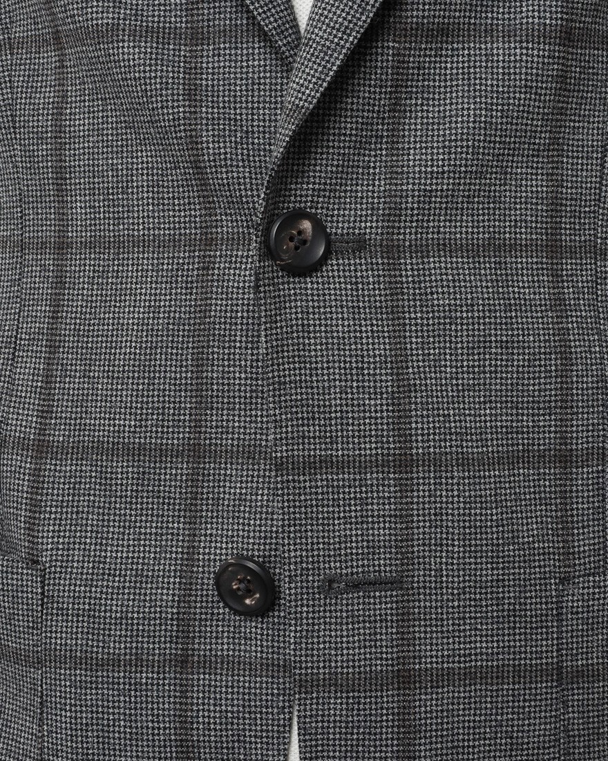 GIAMPAOLOハウンドトゥースウインドウペン シングルジャケット【MURAT】06l