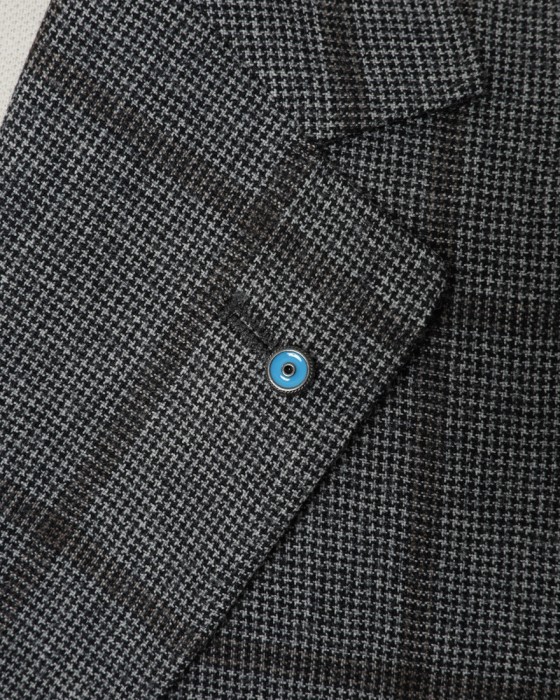 GIAMPAOLOハウンドトゥースウインドウペン シングルジャケット【MURAT】09l