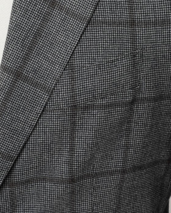 GIAMPAOLOハウンドトゥースウインドウペン シングルジャケット【MURAT】10l
