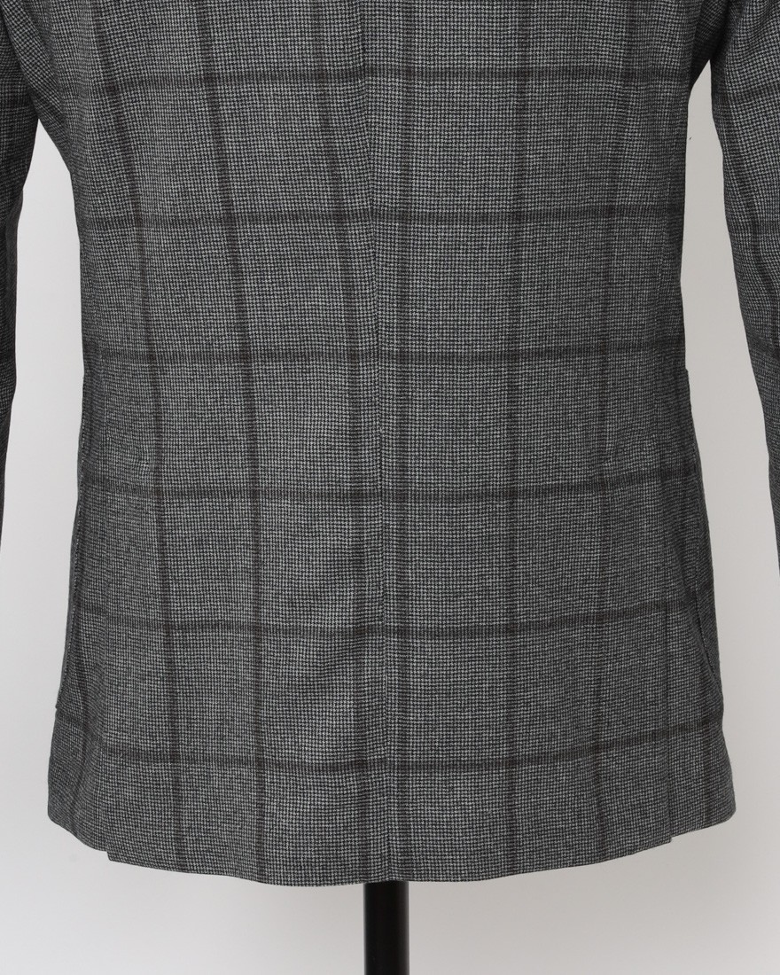 GIAMPAOLOハウンドトゥースウインドウペン シングルジャケット【MURAT】13l