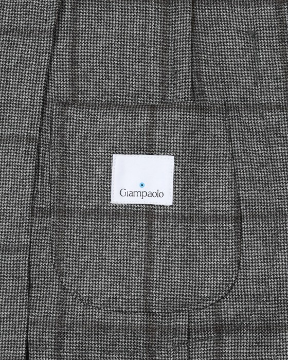 GIAMPAOLOハウンドトゥースウインドウペン シングルジャケット【MURAT】17l