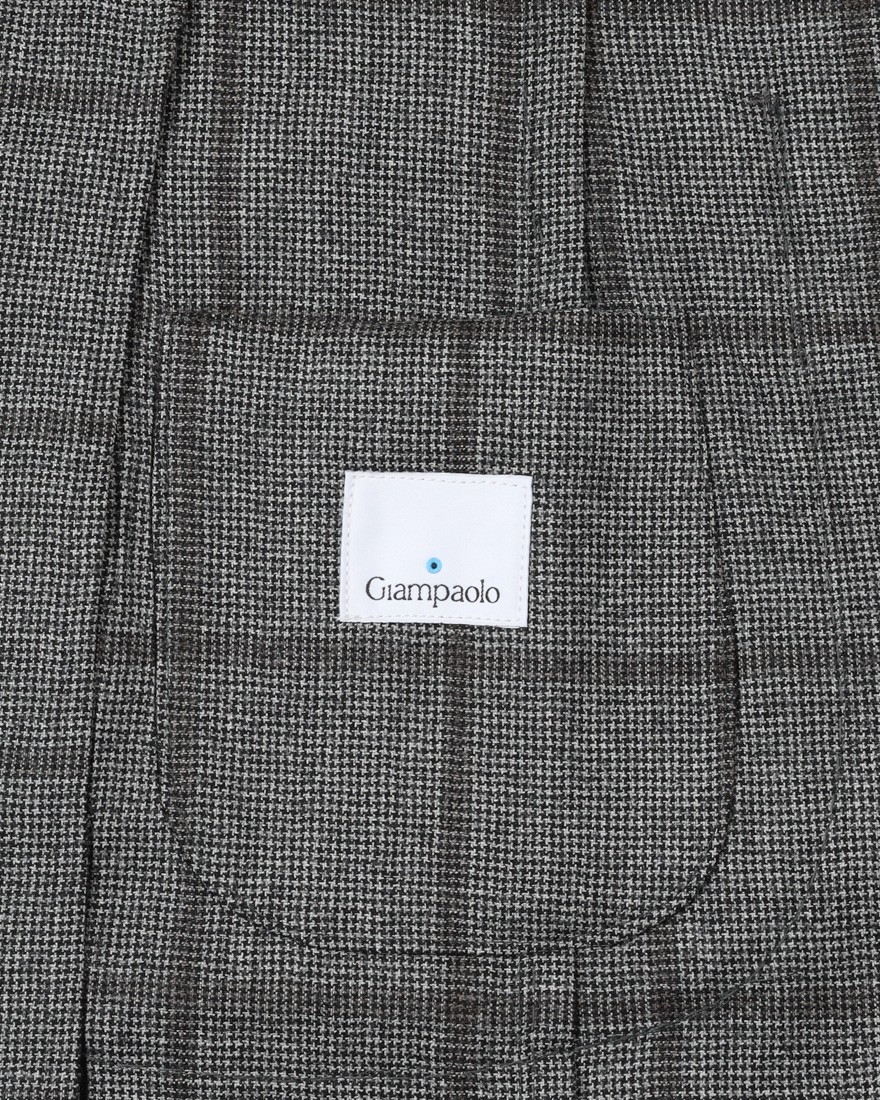 GIAMPAOLOハウンドトゥースウインドウペン シングルジャケット【MURAT】17l